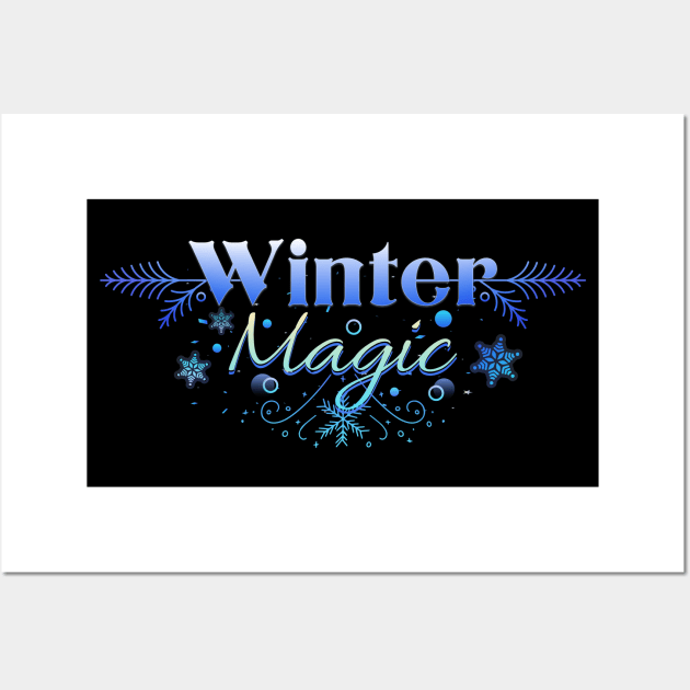 Winter Magic Wall Art by mythikcreationz